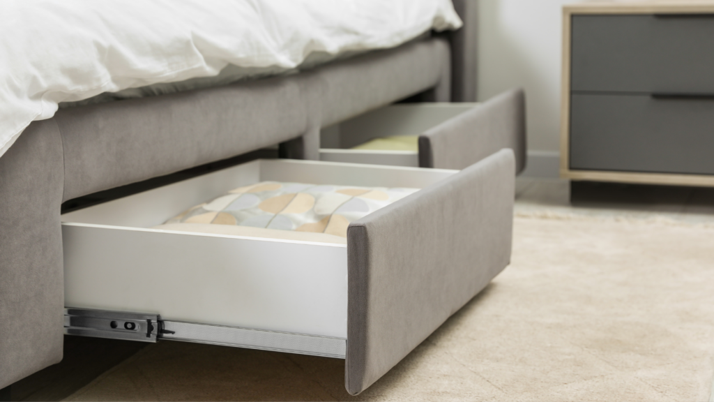 Under-Bed Storage to organize your room